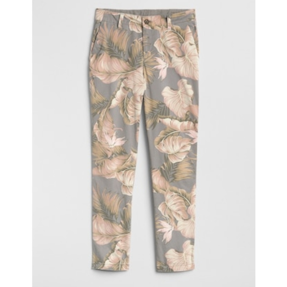 GAP Print Girlfriend Khaki pants - Picture 5 of 7